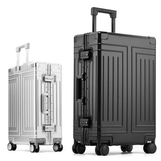 Luxury Aluminum Trolley Suitcase